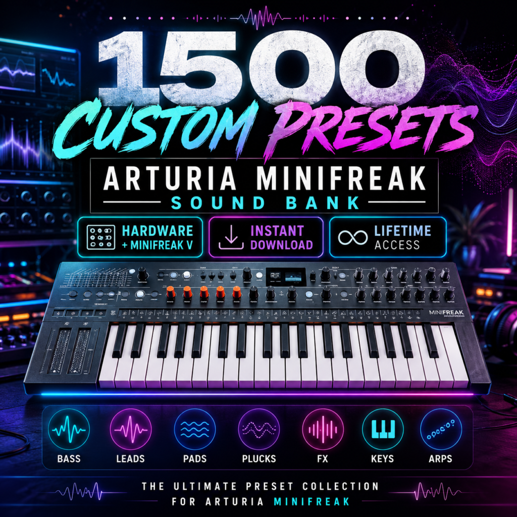 Arturia MiniFreak Sound Bank | 1500 Presets for Hardware & VST
