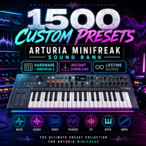 Arturia MiniFreak Sound Bank | 1500 Presets for Hardware & VST
