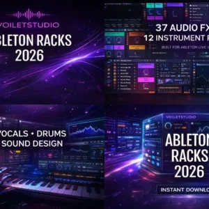 VR Ableton Racks 2026 | 37 Audio Effect Racks + 12 Instrument Racks for Ableton Live 12