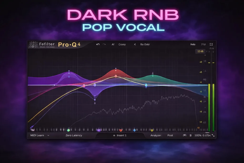 FabFilter Pro-Q 4 Vocal Presets | 25 EQ Presets for Dark Pop & R&B