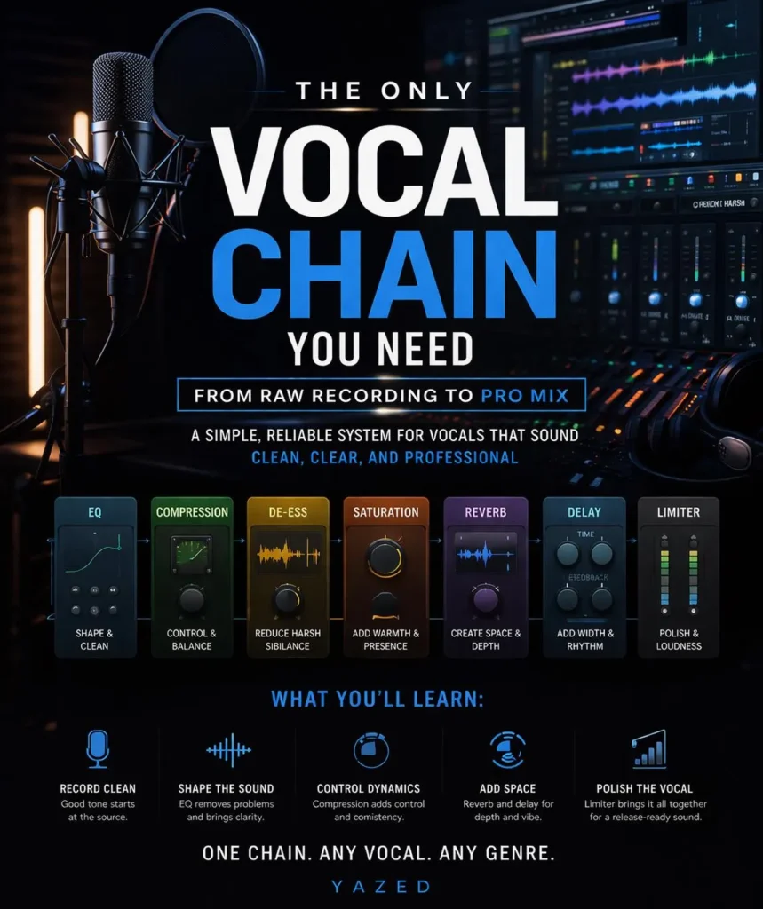 Vocal Mixing Blueprint The Only Chain You Need to Sound Professional The Only Vocal Chain You Need  From Raw Recording to Pro Mix
