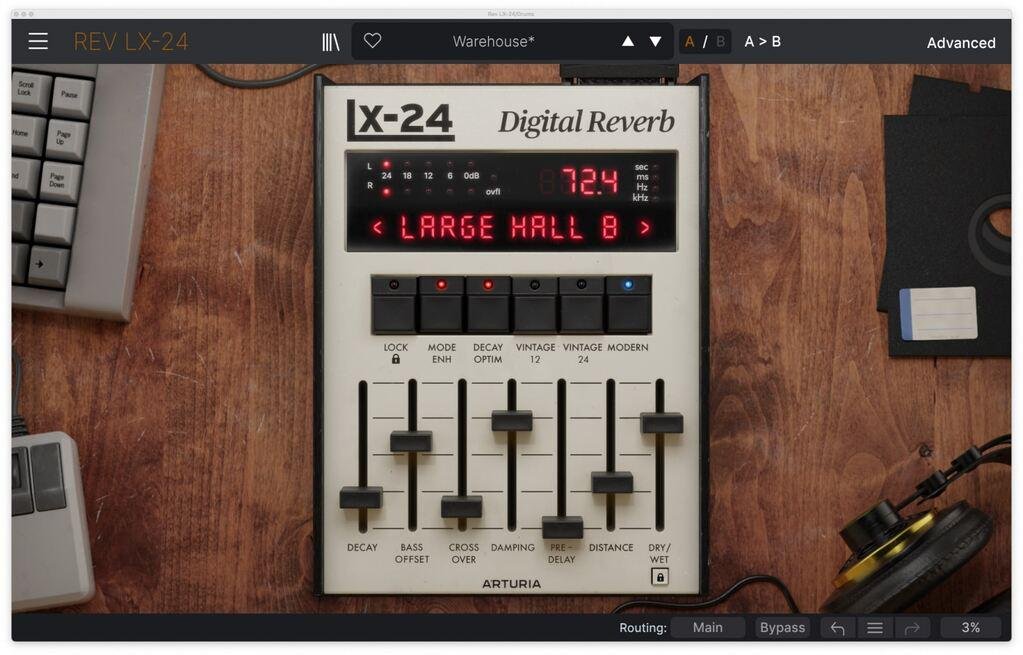Arturia Rev LX-24 Pack for macOS | Reverb Presets for Vocals, Synths, Drums & Mix